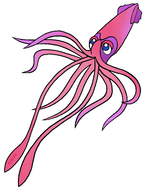Detail Clipart Squid Nomer 17