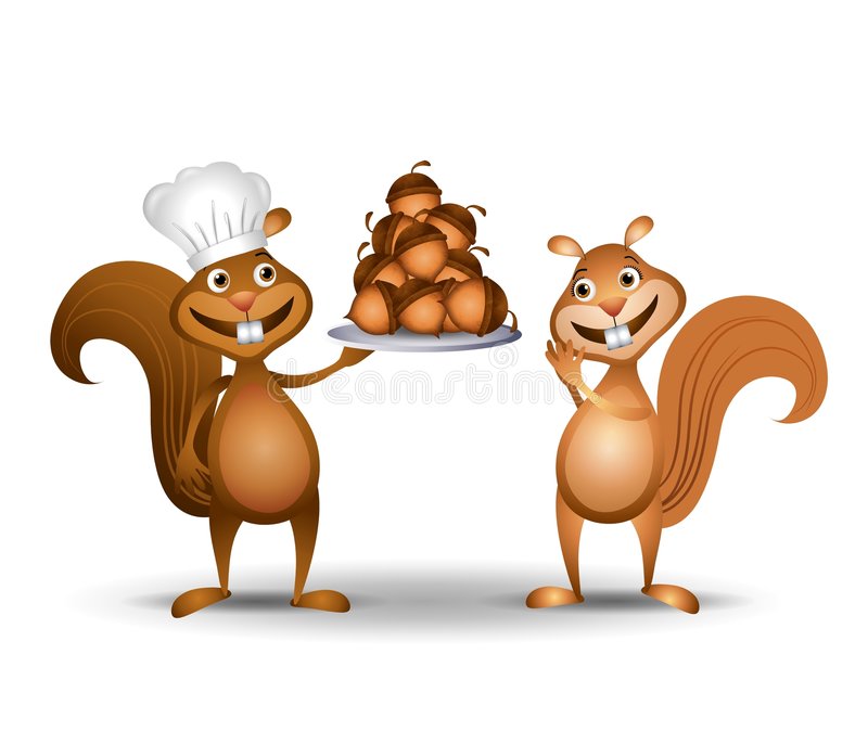 Detail Clipart Squirrel With Nuts Nomer 16