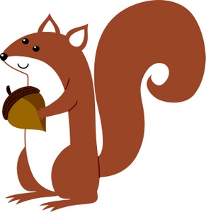 Detail Clipart Squirrel With Nuts Nomer 21