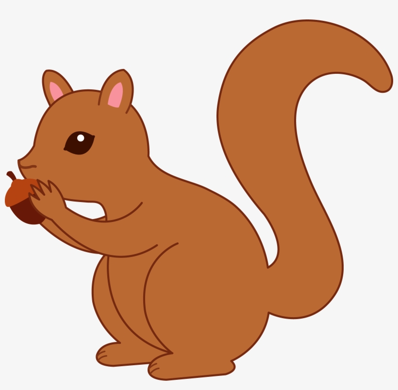 Detail Clipart Squirrel With Nuts Nomer 26