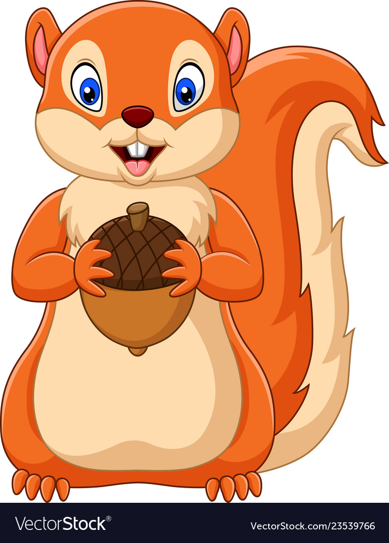 Detail Clipart Squirrel With Nuts Nomer 32