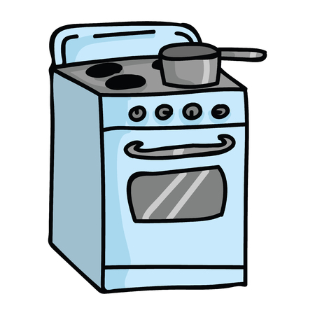 Detail Clipart Stove Nomer 34