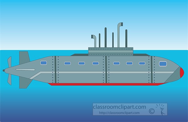 Detail Clipart Submarine Nomer 27