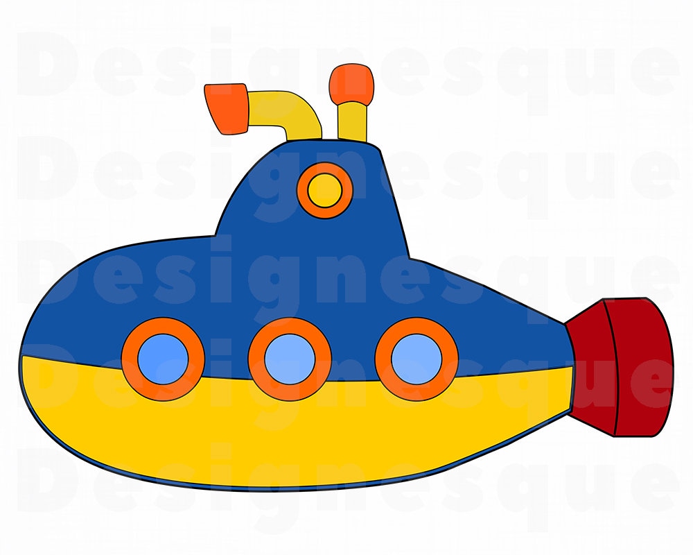 Detail Clipart Submarine Nomer 7