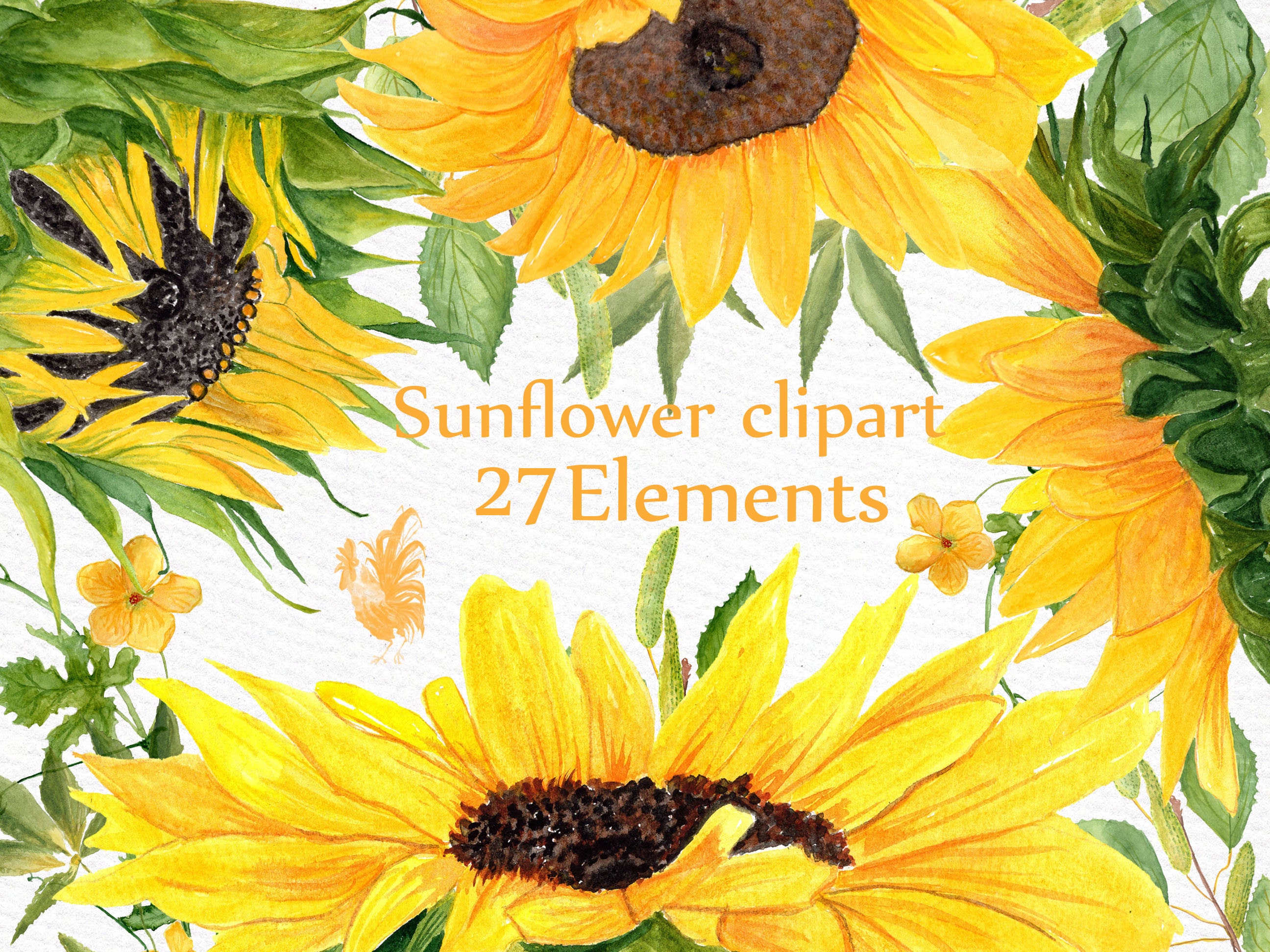 Detail Clipart Sunflower Nomer 48