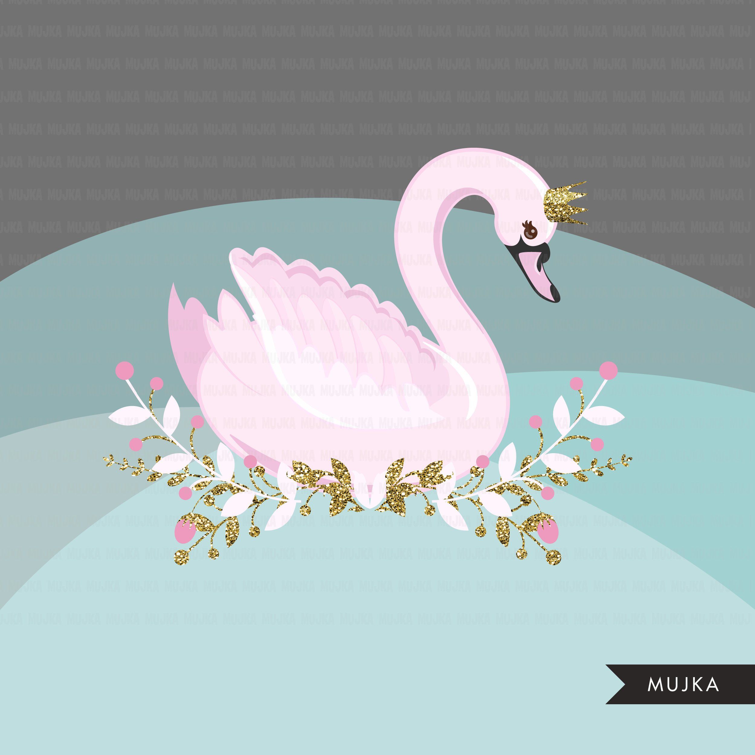 Detail Clipart Swan Nomer 22