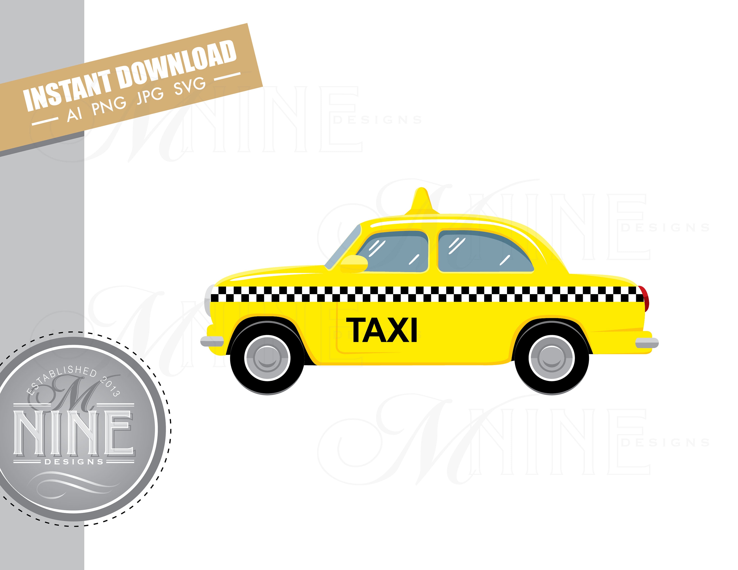 Detail Clipart Taxi Nomer 34