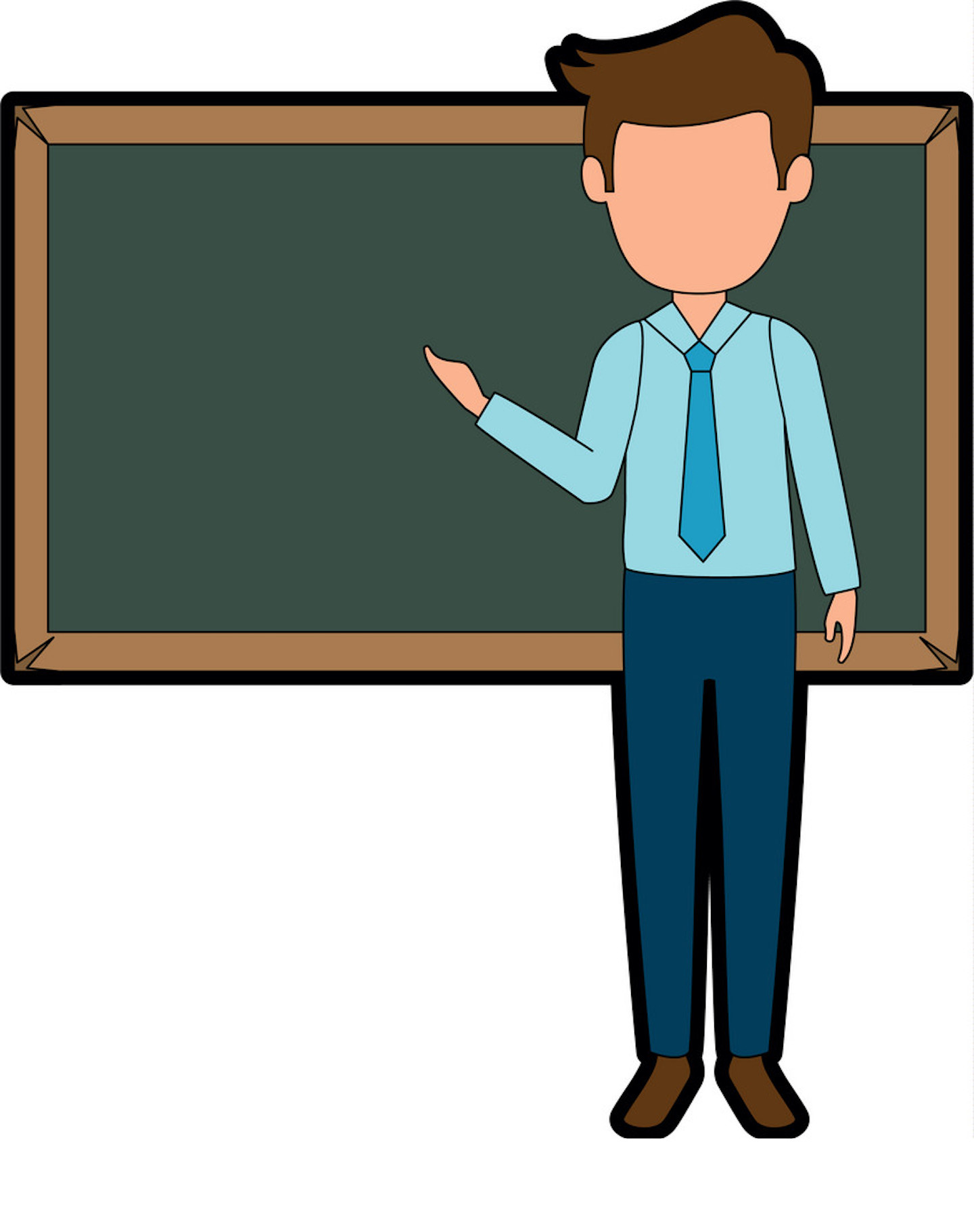 Detail Clipart Teacher Nomer 38