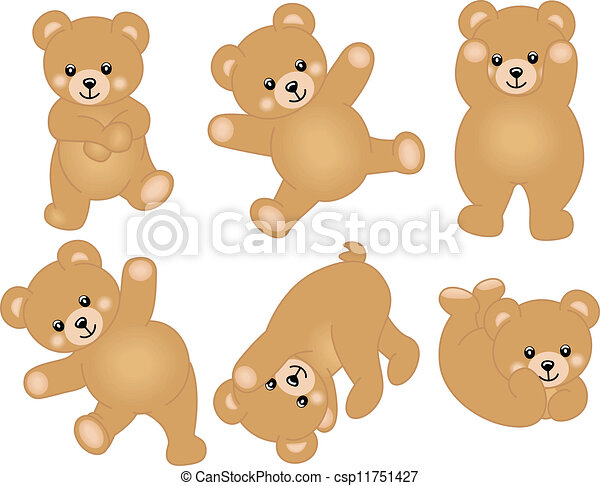 Detail Clipart Teddy Bear Nomer 55