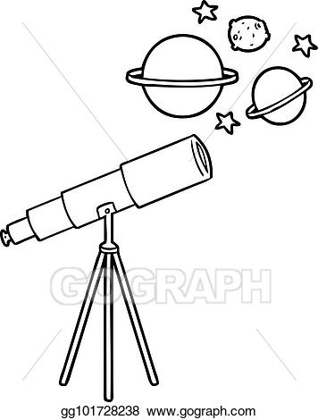 Detail Clipart Telescope Nomer 30