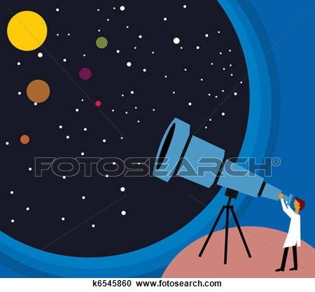 Detail Clipart Telescope Nomer 40