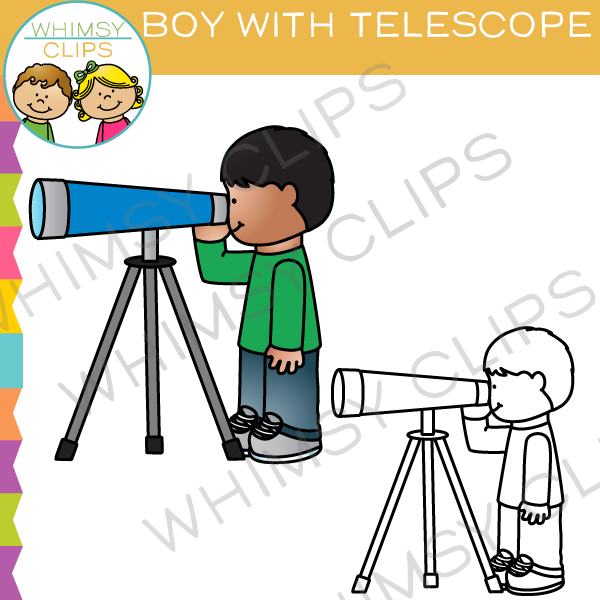 Detail Clipart Telescope Nomer 43