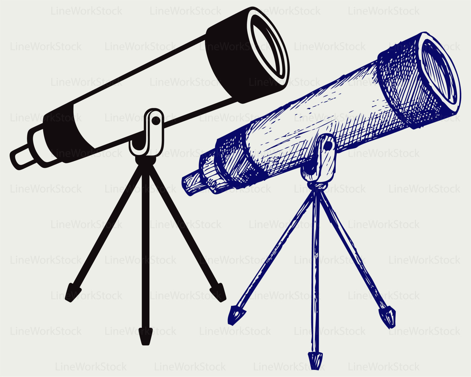 Detail Clipart Telescope Nomer 48