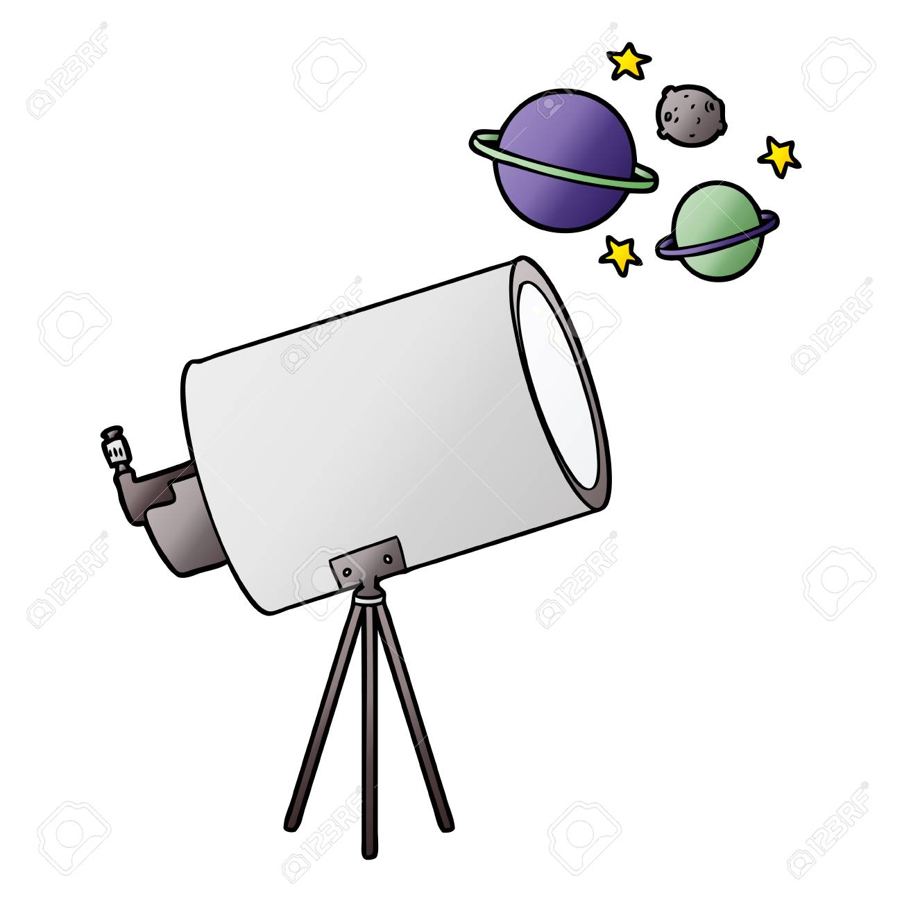 Detail Clipart Telescope Nomer 56