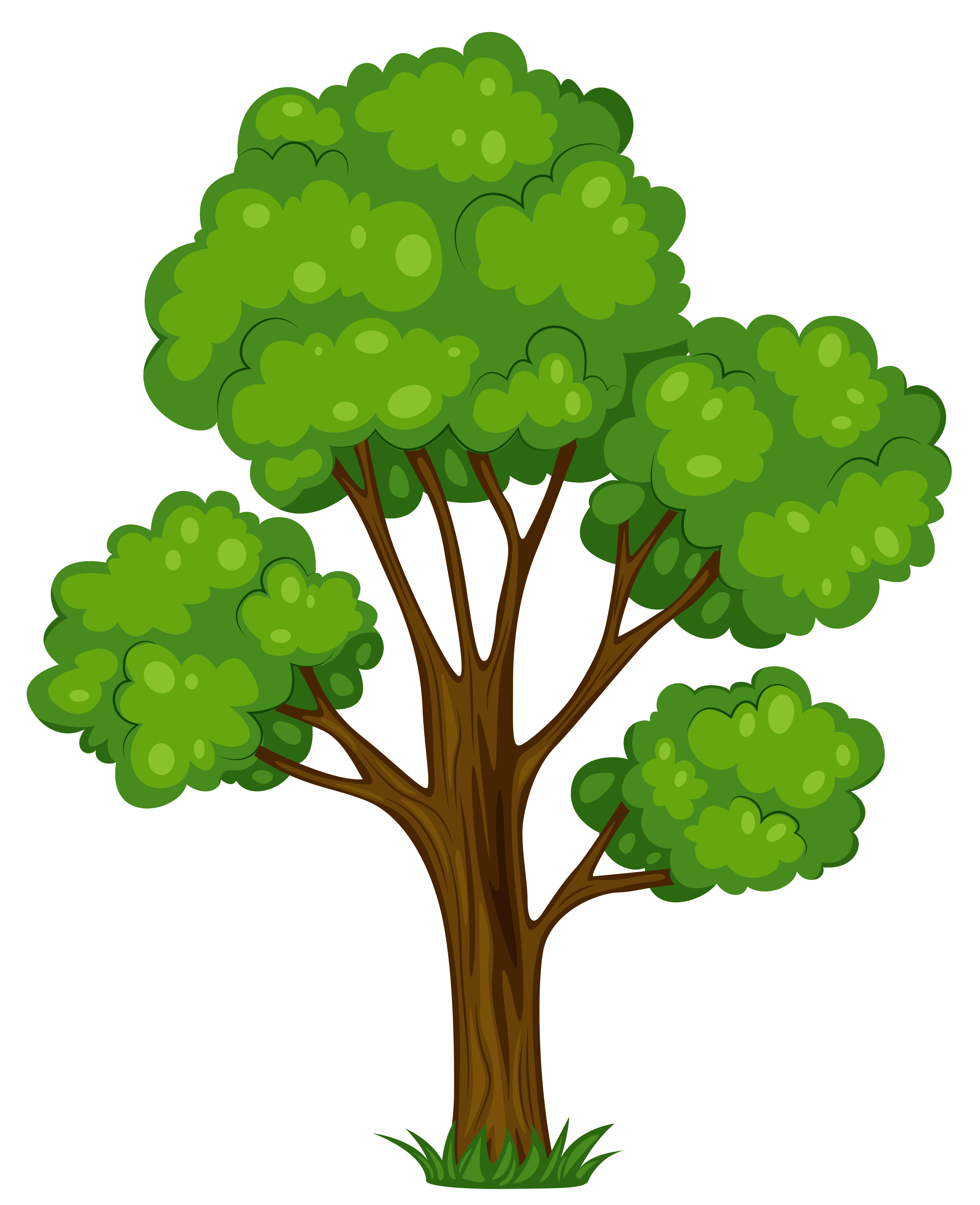 Detail Clipart Tree Nomer 6