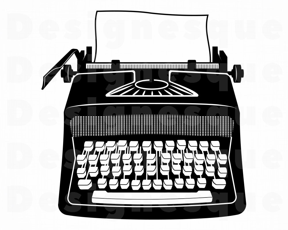 Detail Clipart Typewriter Nomer 3