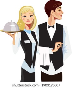 Detail Clipart Waiters Nomer 3