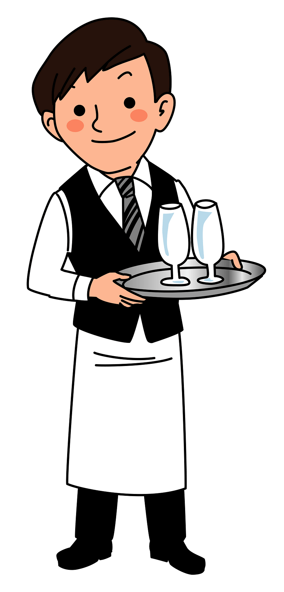 Detail Clipart Waiters Nomer 7