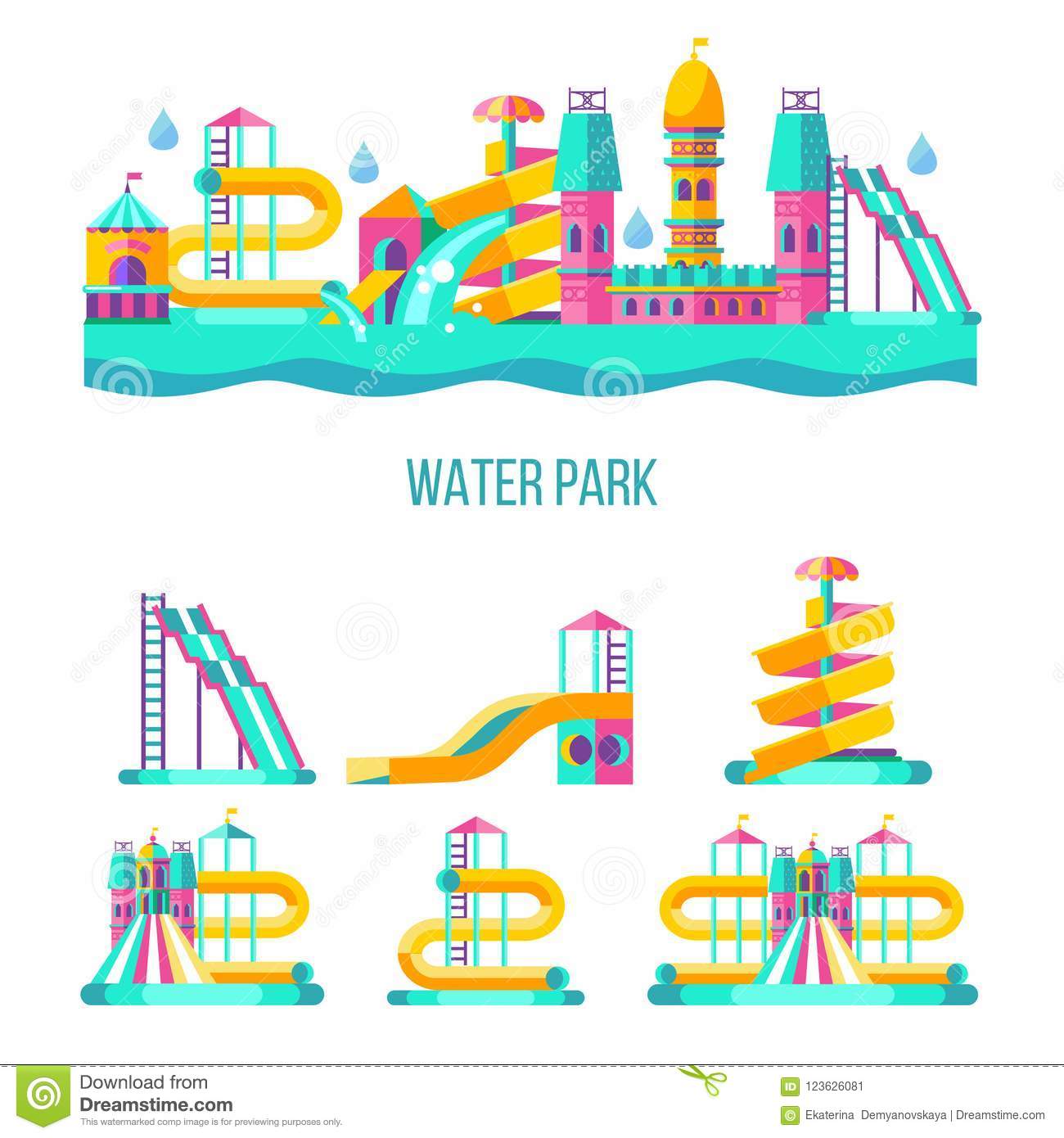 Detail Clipart Water Park Nomer 49