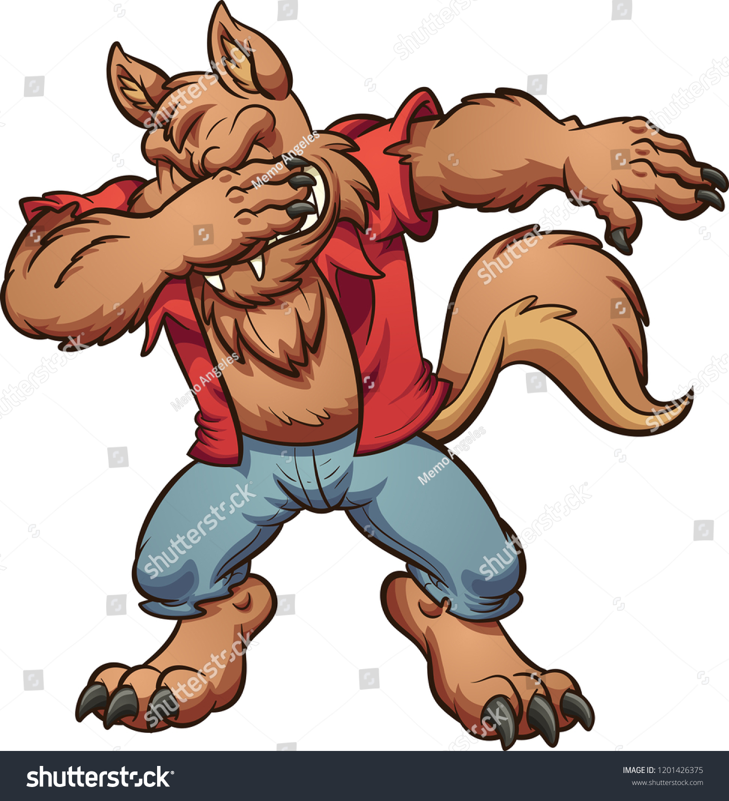 Detail Clipart Werewolf Nomer 11