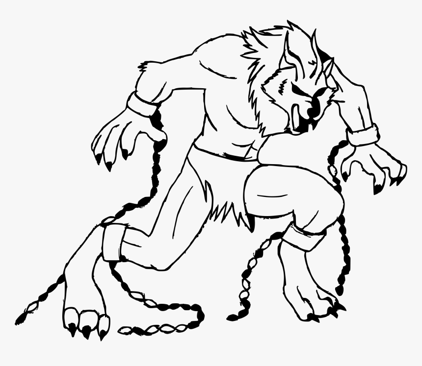 Detail Clipart Werewolf Nomer 44