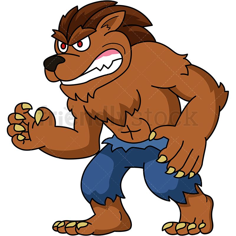 Detail Clipart Werewolf Nomer 6