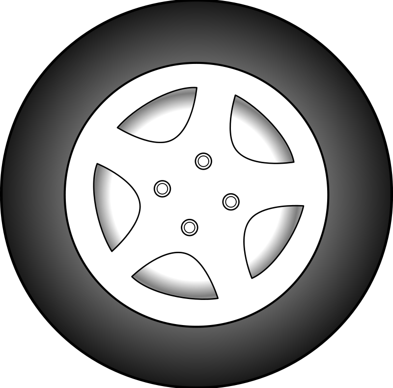 Detail Clipart Wheel Nomer 2