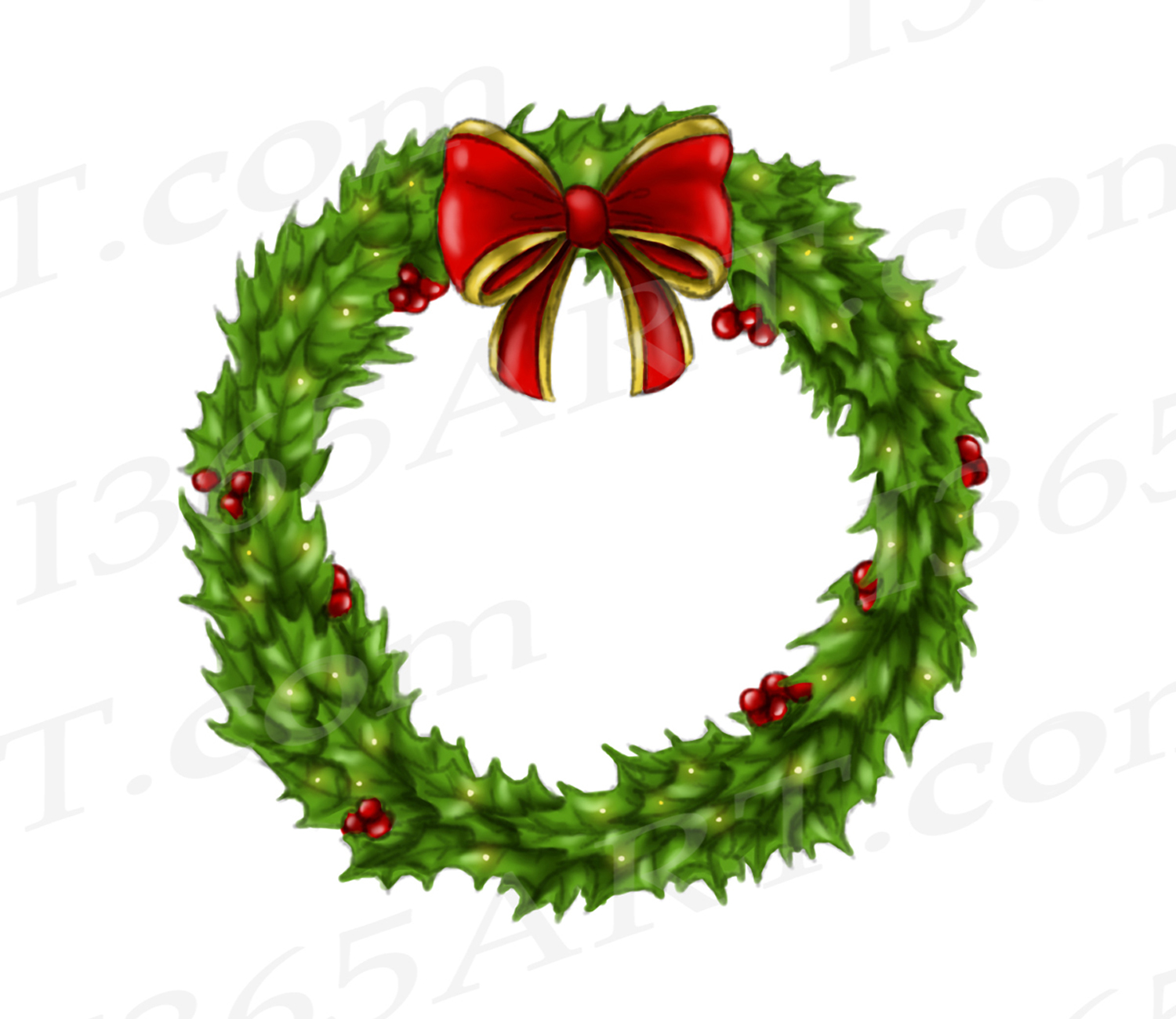 Detail Clipart Wreath Nomer 2