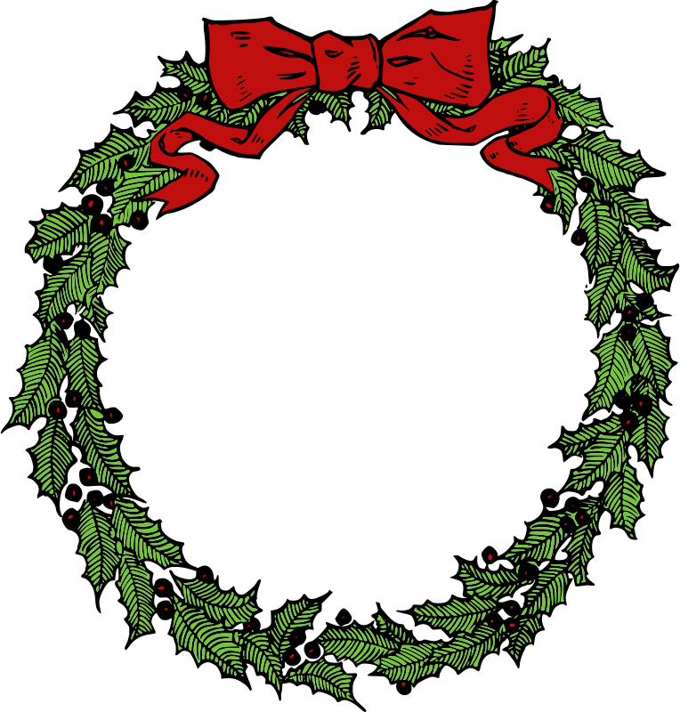 Detail Clipart Wreath Nomer 16