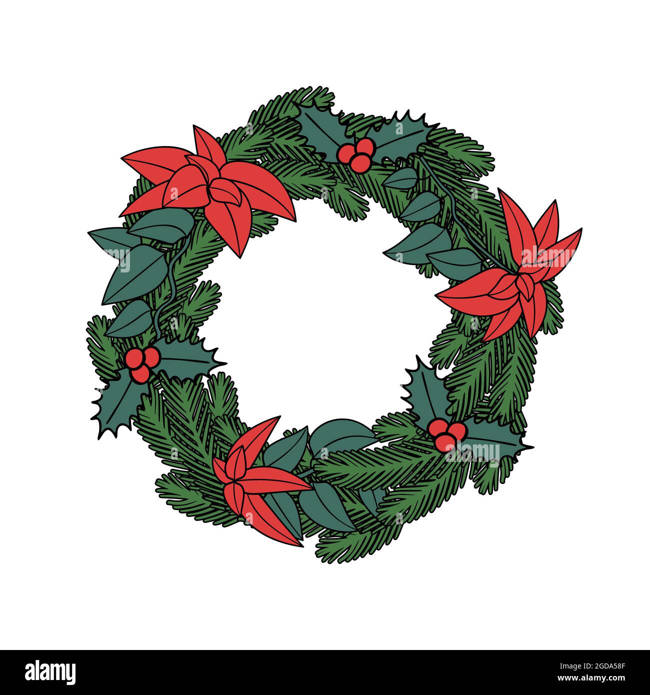 Detail Clipart Wreath Nomer 38