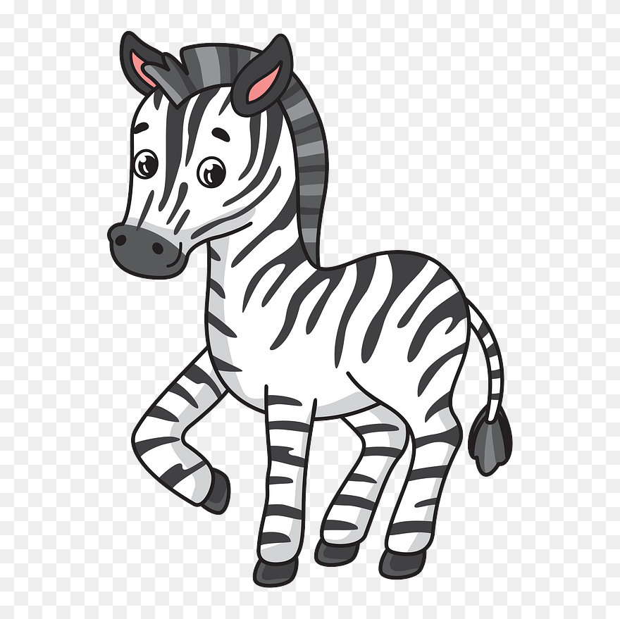 Detail Clipart Zebra Nomer 18
