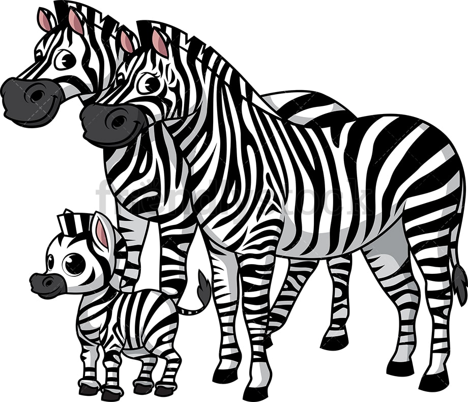 Detail Clipart Zebra Nomer 27