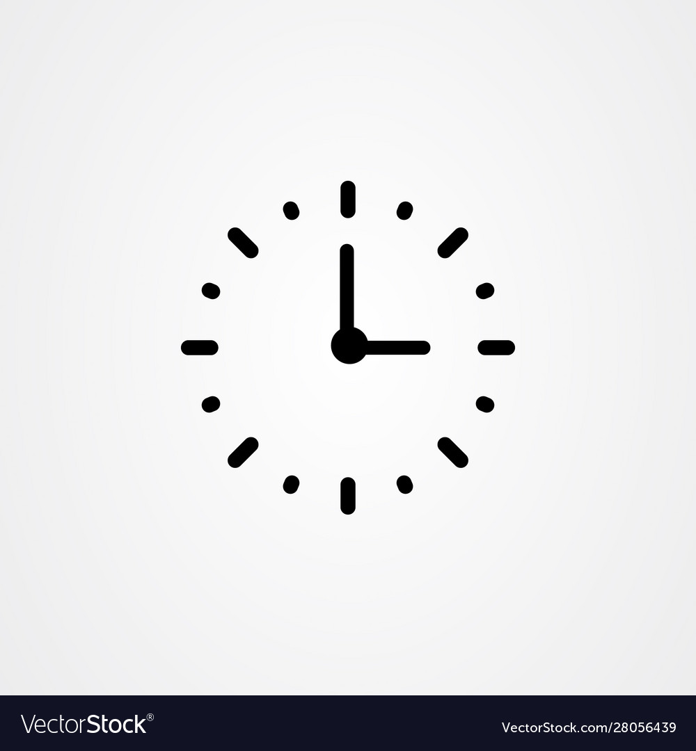 Detail Clock Logo Nomer 2
