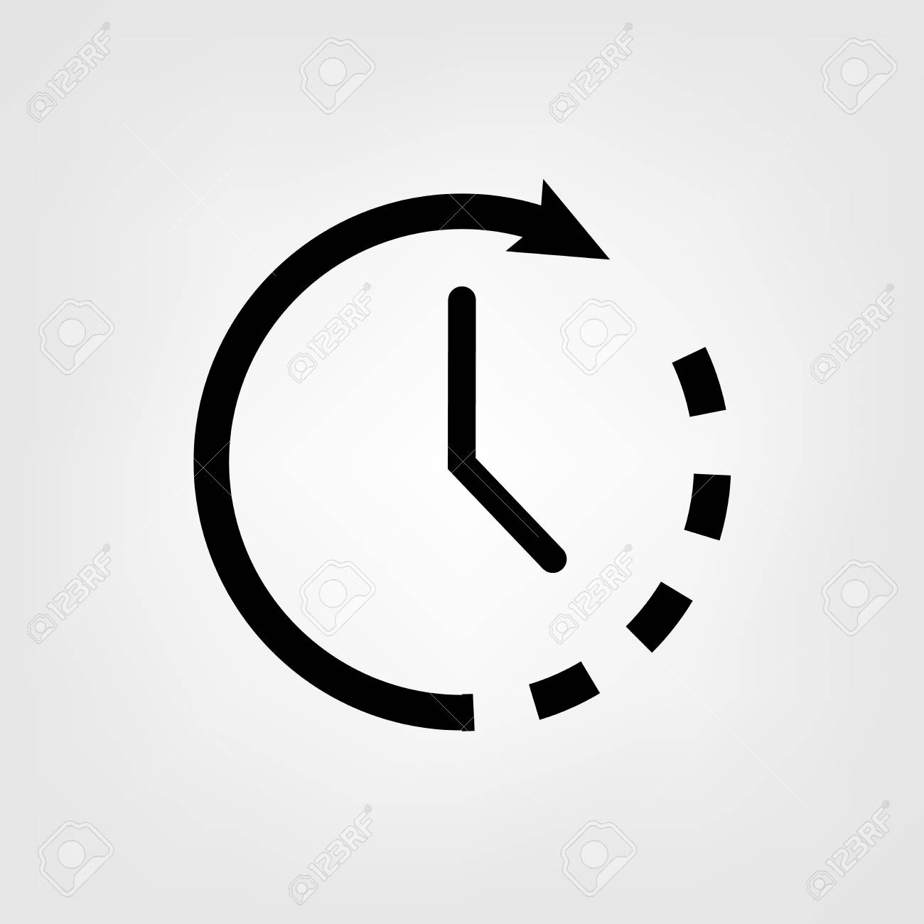 Detail Clock Logo Nomer 49