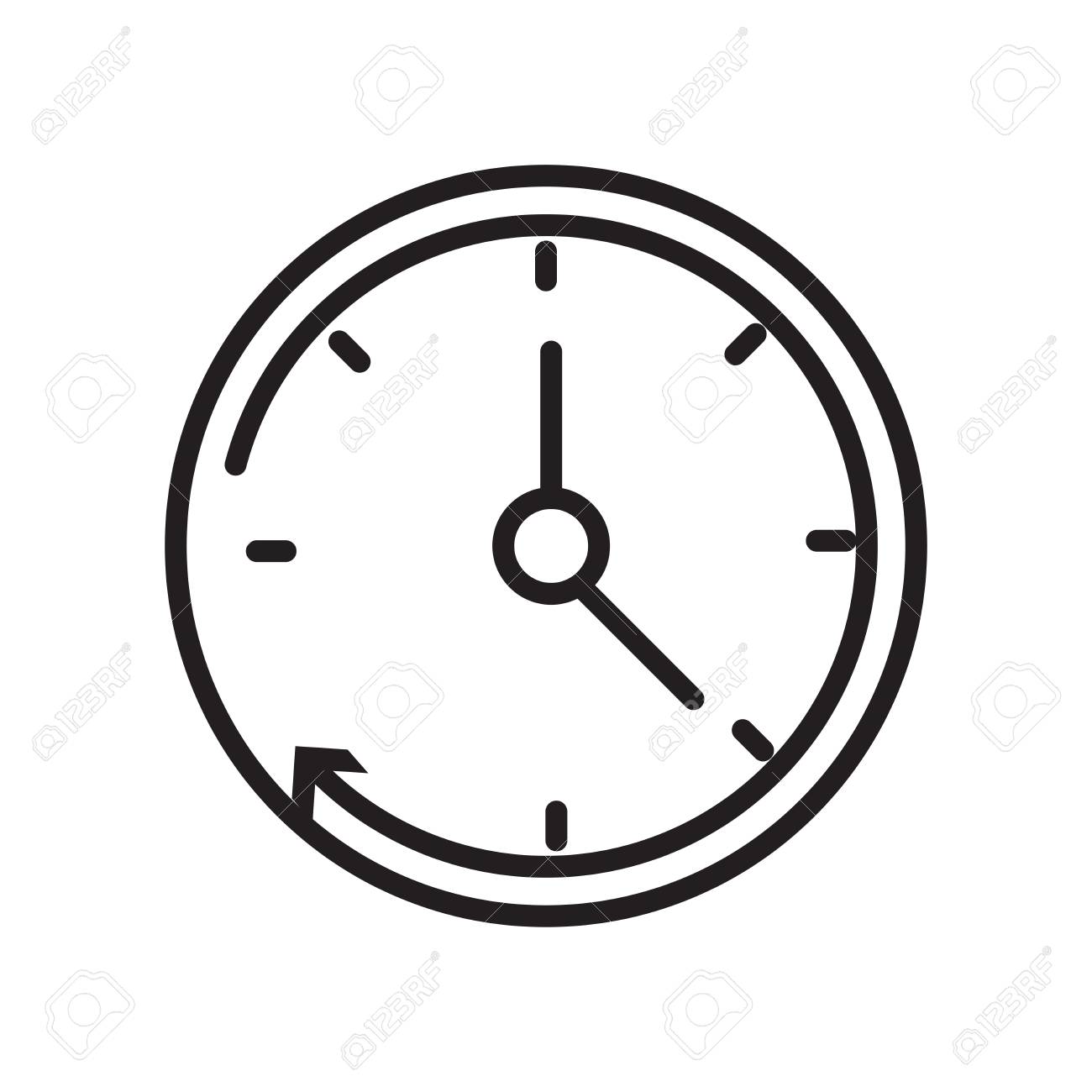 Detail Clock Logo Nomer 58