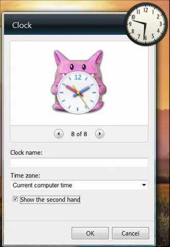 Detail Clock Widget Windows 7 Nomer 28