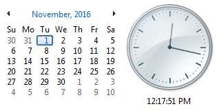 Detail Clock Widget Windows 7 Nomer 35