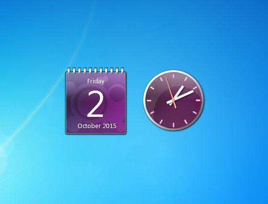 Detail Clock Widget Windows 7 Nomer 45