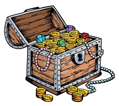 Detail Closed Treasure Chest Clipart Nomer 21