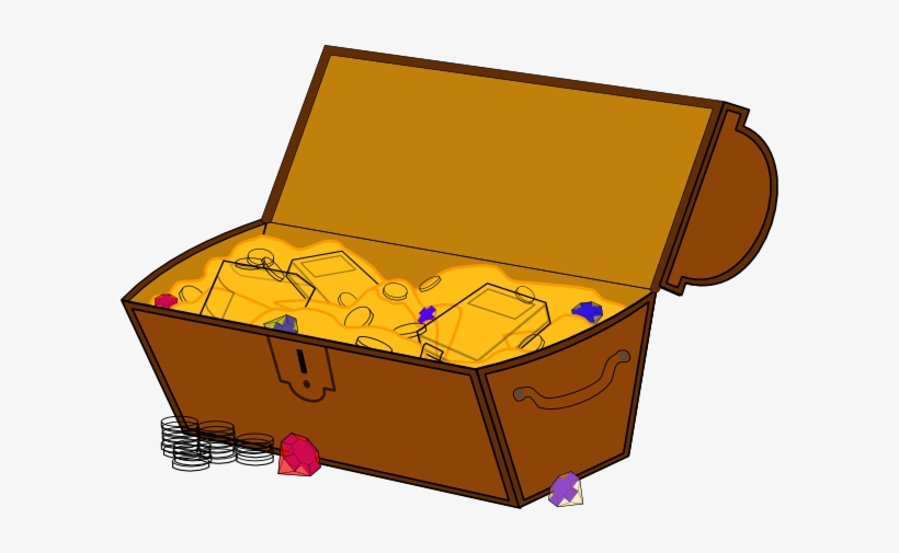 Detail Closed Treasure Chest Clipart Nomer 31