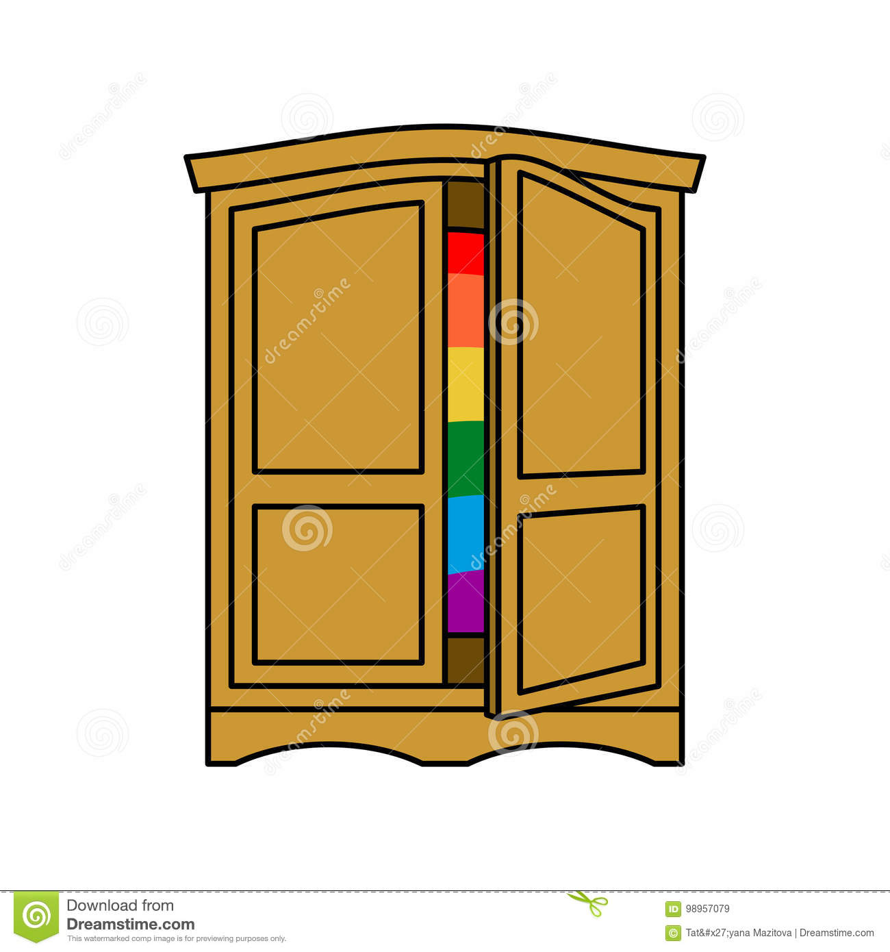 Detail Closet Door Clipart Nomer 2