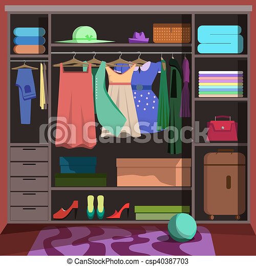 Detail Clothes In Dresser Clipart Nomer 19