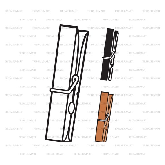 Detail Clothespin Clipart Nomer 24