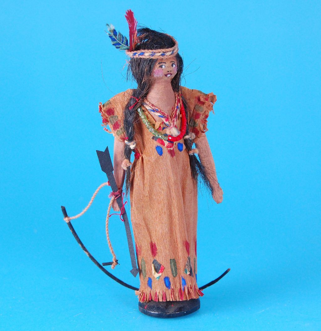 Detail Clothespin Indian Doll Nomer 7