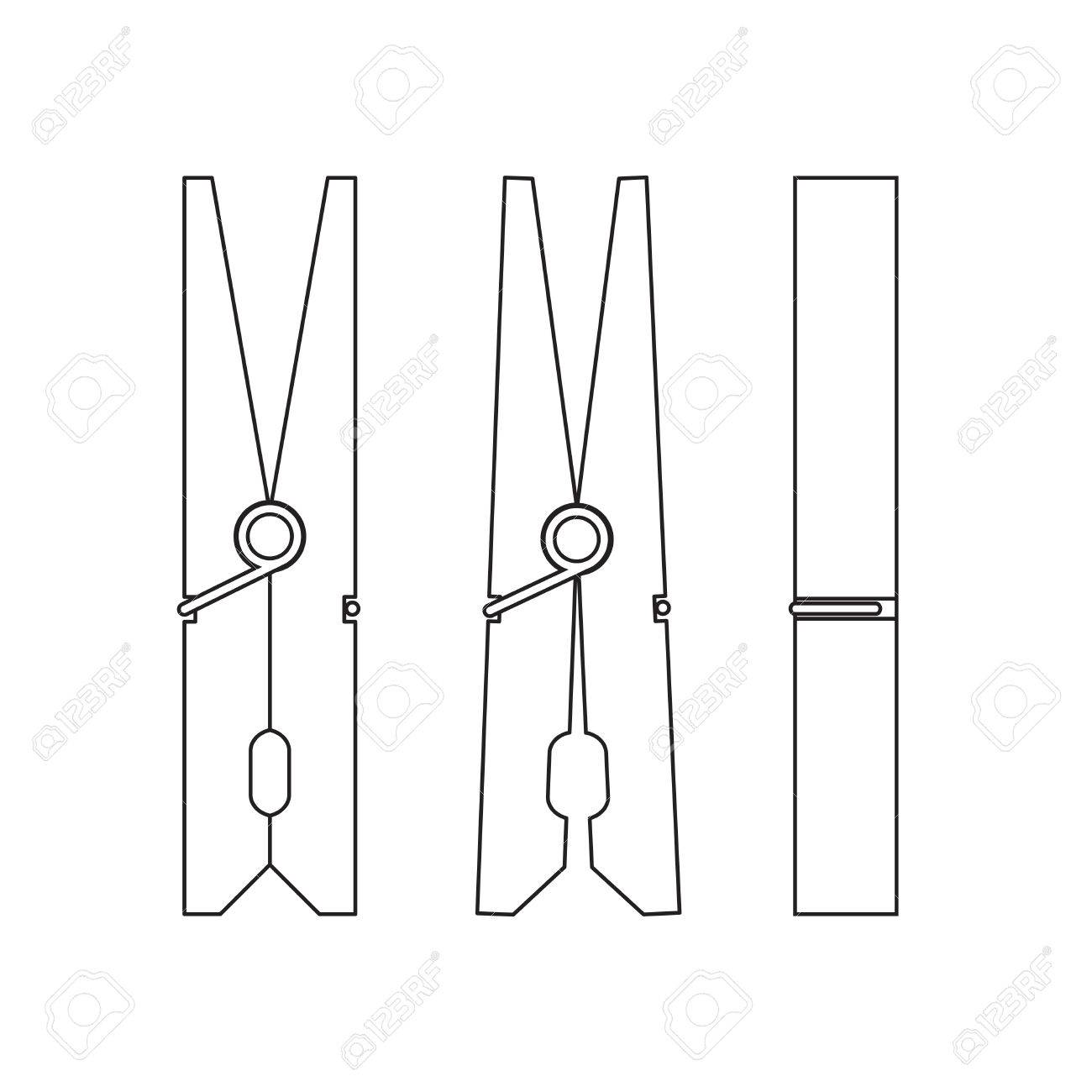 Detail Clothespin Photo Line Nomer 36