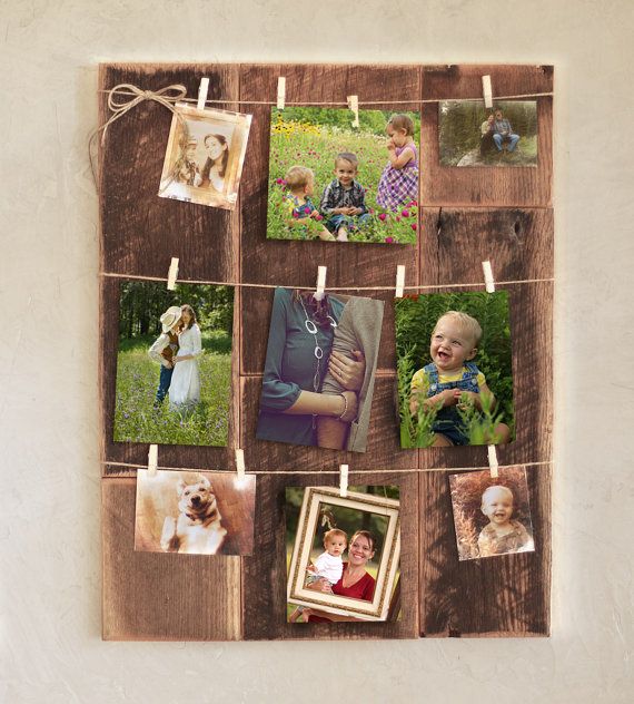 Detail Clothespin Picture Wall Nomer 13