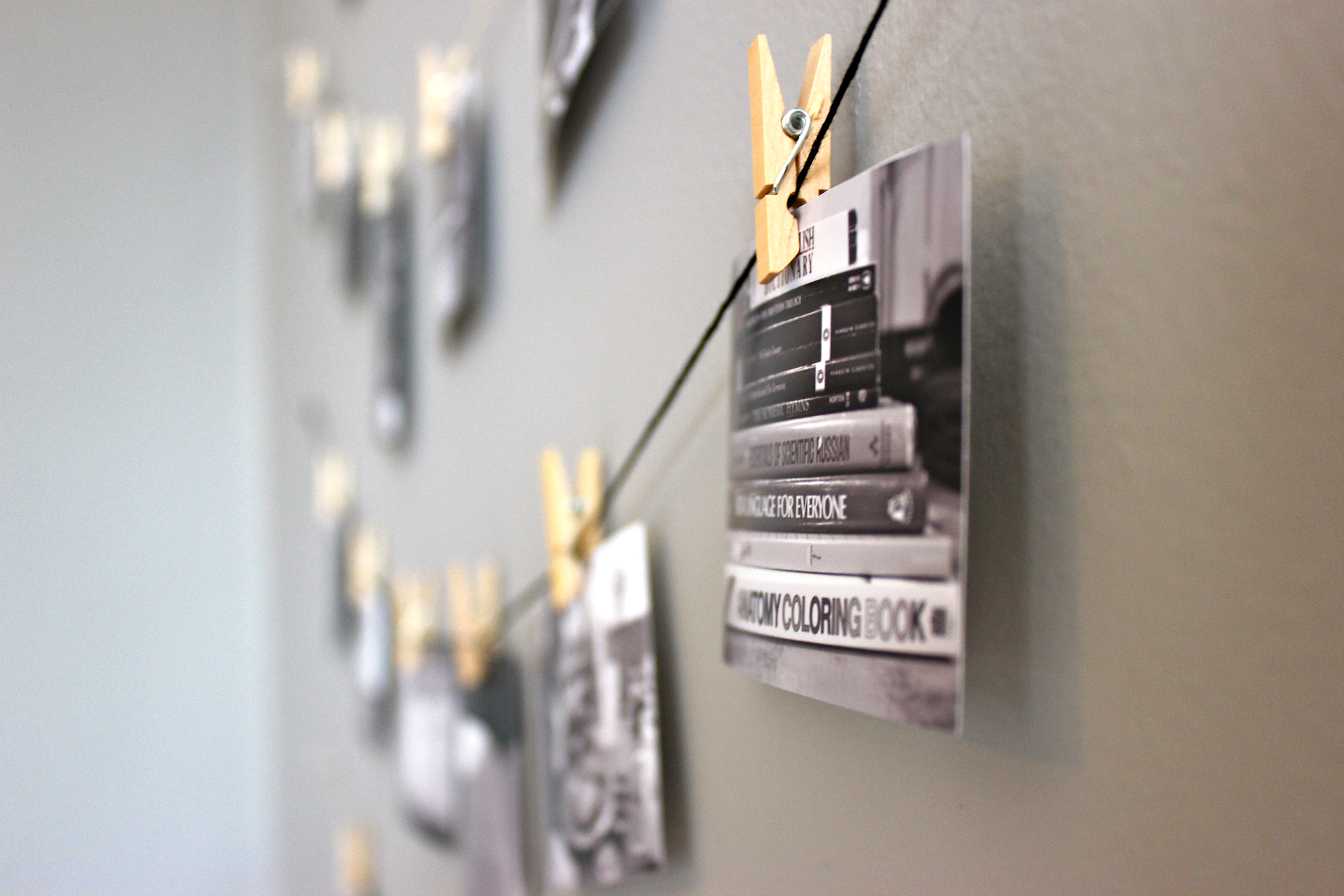 Detail Clothespin Picture Wall Nomer 33
