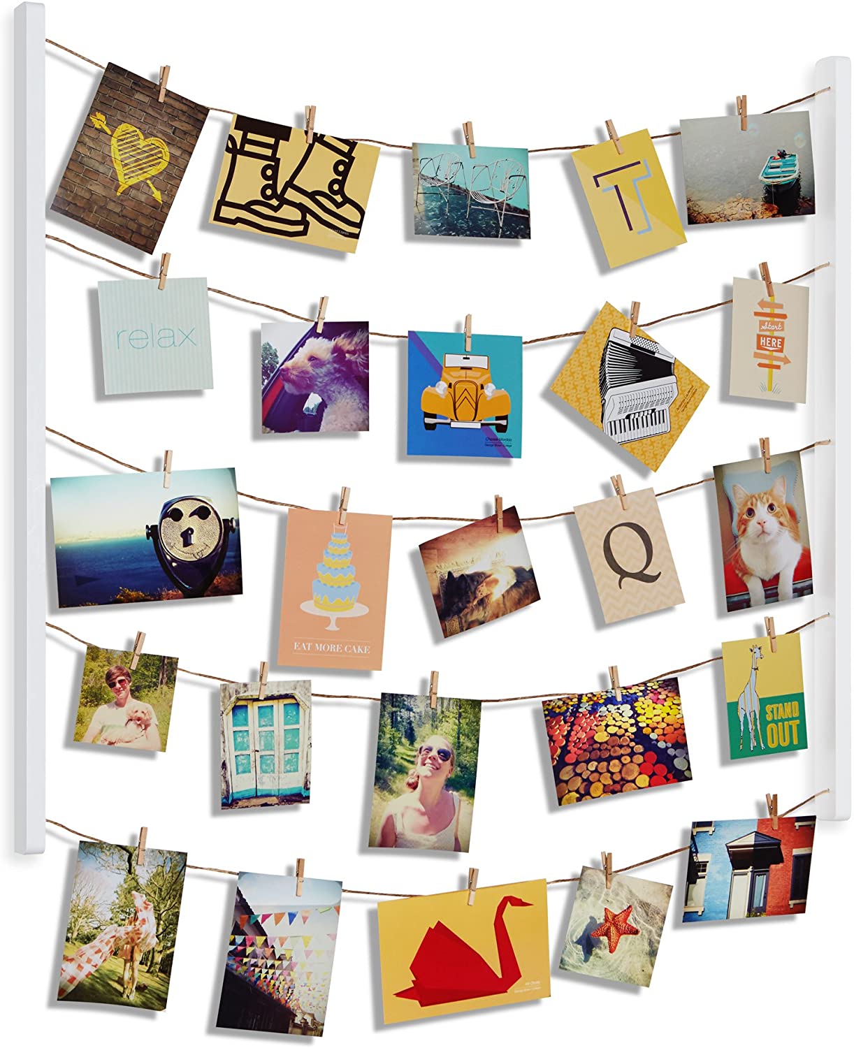 Detail Clothespin Picture Wall Nomer 5