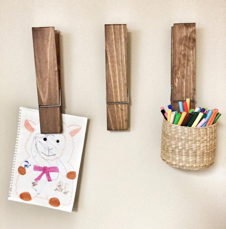 Detail Clothespin Picture Wall Nomer 50
