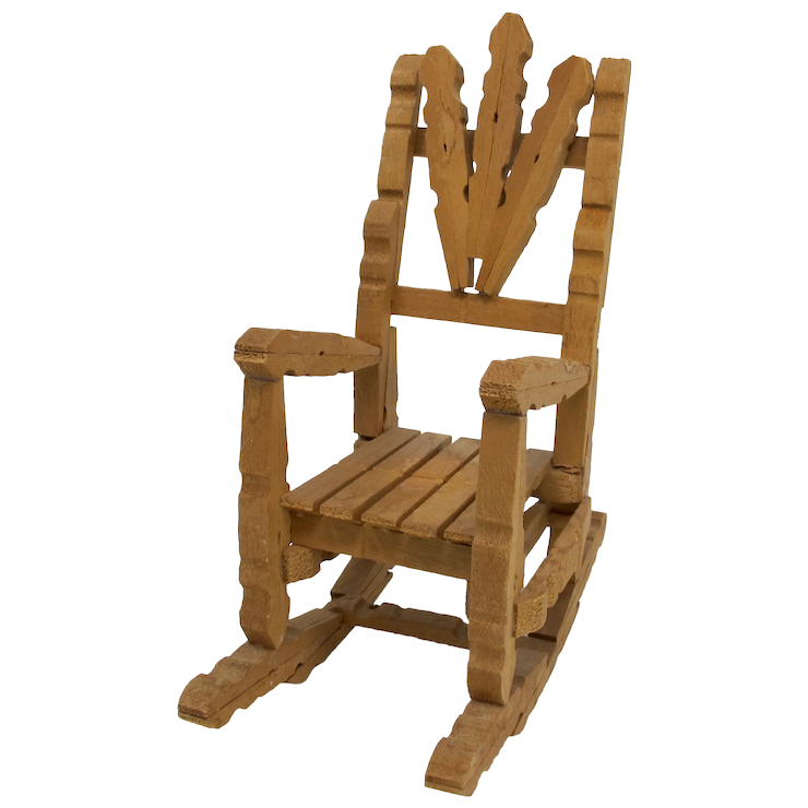 Detail Clothespin Rocking Chair Nomer 7